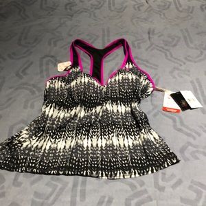 COPY - NWT..Zero Exposure Swimwear Tankini-